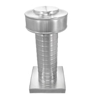 Attic Vent 4" dia with Curb Mount Sub - Base - Keepa Vent | 4" Diameter | Curb Mount Base | 12 Sq. In. NFA - Active Ventilation Products