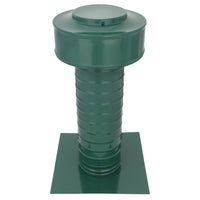 Flat Roof Attic Vent - Keepa Vent | 4" Diameter | Flat Flange | 12 Sq. In. NFA - Active Ventilation Products