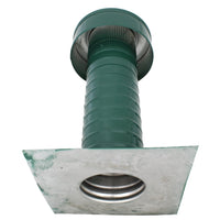 Flat Roof Attic Vent - Keepa Vent | 4" Diameter | Flat Flange | 12 Sq. In. NFA - Active Ventilation Products
