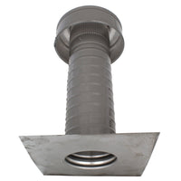 Flat Roof Attic Vent - Keepa Vent | 4" Diameter | Flat Flange | 12 Sq. In. NFA - Active Ventilation Products