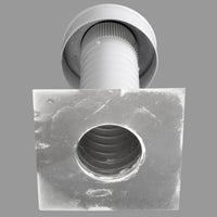 Flat Roof Attic Vent - Keepa Vent | 4" Diameter | Flat Flange | 12 Sq. In. NFA - Active Ventilation Products