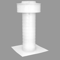Flat Roof Attic Vent - Keepa Vent | 4" Diameter | Flat Flange | 12 Sq. In. NFA - Active Ventilation Products