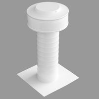 Flat Roof Attic Vent - Keepa Vent | 4" Diameter | Flat Flange | 12 Sq. In. NFA - Active Ventilation Products