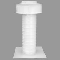 Flat Roof Attic Vent - Keepa Vent | 4" Diameter | Flat Flange | 12 Sq. In. NFA - Active Ventilation Products