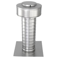 Flat Roof Attic Vent - Keepa Vent | 4" Diameter | Flat Flange | 12 Sq. In. NFA - Active Ventilation Products