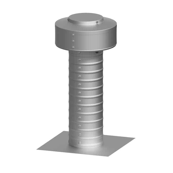 Model KV-4 | Keepa Vent | 4" Diameter | Flat Flange | 12 Sq. In. NFA