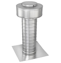 Flat Roof Attic Vent - Keepa Vent | 4" Diameter | Flat Flange | 12 Sq. In. NFA - Active Ventilation Products