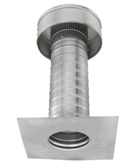 Flat Roof Attic Vent - Keepa Vent | 4" Diameter | Flat Flange | 12 Sq. In. NFA - Active Ventilation Products