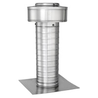Flat Roof Attic Vent - Keepa Vent | 4" Diameter | Flat Flange | 12 Sq. In. NFA - Active Ventilation Products