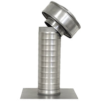 Flat Roof Attic Vent - Keepa Vent | 4" Diameter | Flat Flange | 12 Sq. In. NFA - Active Ventilation Products