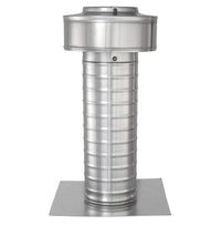 Flat Roof Attic Vent - Keepa Vent | 4" Diameter | Flat Flange | 12 Sq. In. NFA - Active Ventilation Products