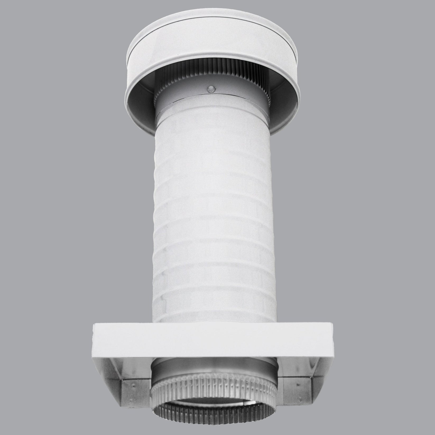 Roof Jack 5" Diameter - Keepa Roof Jack with Curb Mount Flange and Tail Pipe - Active Ventilation Products