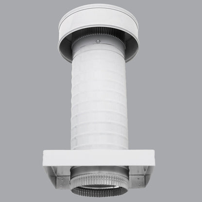 Roof Jack 5" Diameter - Keepa Roof Jack with Curb Mount Flange and Tail Pipe - Active Ventilation Products