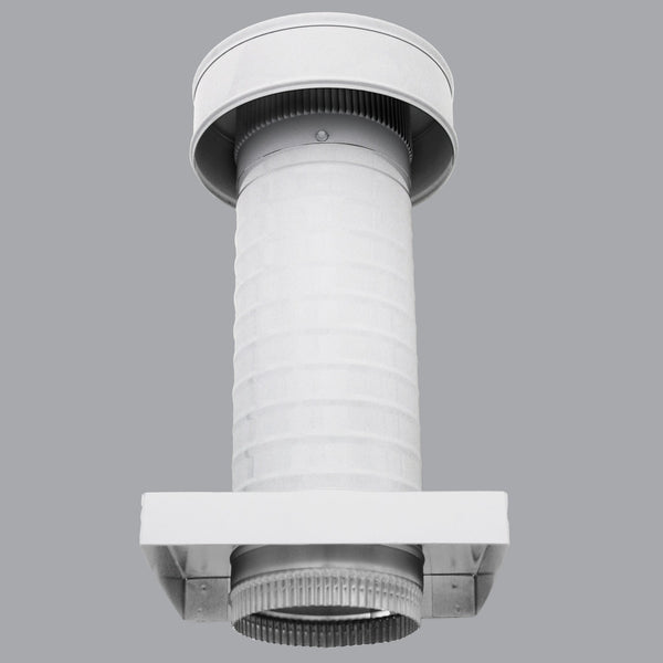 Roof Jack 5" Diameter - Keepa Roof Jack with Curb Mount Flange and Tail Pipe - Active Ventilation Products