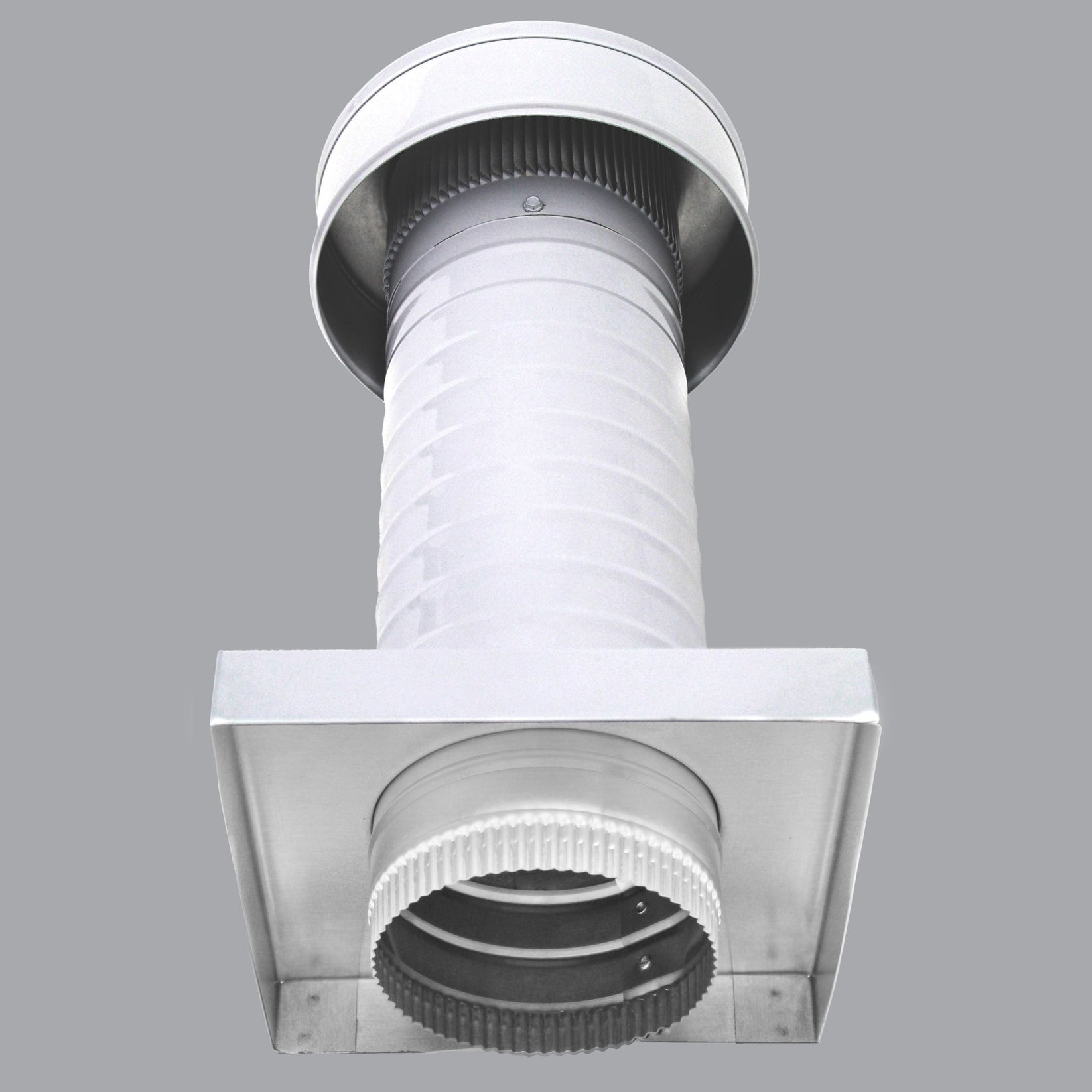 Roof Jack 5" Diameter - Keepa Roof Jack with Curb Mount Flange and Tail Pipe - Active Ventilation Products