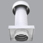 Roof Jack 5" Diameter - Keepa Roof Jack with Curb Mount Flange and Tail Pipe - Active Ventilation Products