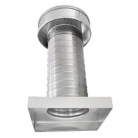 Attic Vent 5" dia with Curb Mount Sub - Base - Keepa Vent | 5" Diameter | Curb Mount Base | 19 Sq. In. NFA - Active Ventilation Products