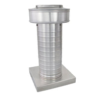 Attic Vent 5" dia with Curb Mount Sub - Base - Keepa Vent | 5" Diameter | Curb Mount Base | 19 Sq. In. NFA - Active Ventilation Products