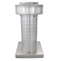 Attic Vent 5" dia with Curb Mount Sub - Base - Keepa Vent | 5" Diameter | Curb Mount Base | 19 Sq. In. NFA - Active Ventilation Products