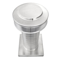 Attic Vent 5" dia with Curb Mount Sub - Base - Keepa Vent | 5" Diameter | Curb Mount Base | 19 Sq. In. NFA - Active Ventilation Products