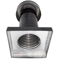Attic Vent 5" dia with Curb Mount Sub - Base - Keepa Vent | 5" Diameter | Curb Mount Base | 19 Sq. In. NFA - Active Ventilation Products