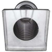 Attic Vent 5" dia with Curb Mount Sub - Base - Keepa Vent | 5" Diameter | Curb Mount Base | 19 Sq. In. NFA - Active Ventilation Products
