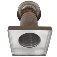 Attic Vent 5" dia with Curb Mount Sub - Base - Keepa Vent | 5" Diameter | Curb Mount Base | 19 Sq. In. NFA - Active Ventilation Products