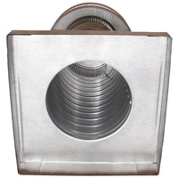 Attic Vent 5" dia with Curb Mount Sub - Base - Keepa Vent | 5" Diameter | Curb Mount Base | 19 Sq. In. NFA - Active Ventilation Products