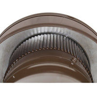 Attic Vent 5" dia with Curb Mount Sub - Base - Keepa Vent | 5" Diameter | Curb Mount Base | 19 Sq. In. NFA - Active Ventilation Products