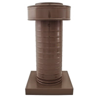 Attic Vent 5" dia with Curb Mount Sub - Base - Keepa Vent | 5" Diameter | Curb Mount Base | 19 Sq. In. NFA - Active Ventilation Products