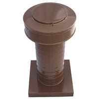 Attic Vent 5" dia with Curb Mount Sub - Base - Keepa Vent | 5" Diameter | Curb Mount Base | 19 Sq. In. NFA - Active Ventilation Products