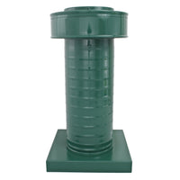 Attic Vent 5" dia with Curb Mount Sub - Base - Keepa Vent | 5" Diameter | Curb Mount Base | 19 Sq. In. NFA - Active Ventilation Products