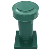 Attic Vent 5" dia with Curb Mount Sub - Base - Keepa Vent | 5" Diameter | Curb Mount Base | 19 Sq. In. NFA - Active Ventilation Products
