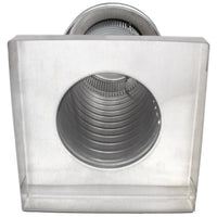 Attic Vent 5" dia with Curb Mount Sub - Base - Keepa Vent | 5" Diameter | Curb Mount Base | 19 Sq. In. NFA - Active Ventilation Products