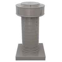 Attic Vent 5" dia with Curb Mount Sub - Base - Keepa Vent | 5" Diameter | Curb Mount Base | 19 Sq. In. NFA - Active Ventilation Products