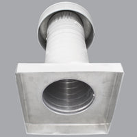 Attic Vent 5" dia with Curb Mount Sub - Base - Keepa Vent | 5" Diameter | Curb Mount Base | 19 Sq. In. NFA - Active Ventilation Products
