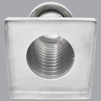 Attic Vent 5" dia with Curb Mount Sub - Base - Keepa Vent | 5" Diameter | Curb Mount Base | 19 Sq. In. NFA - Active Ventilation Products