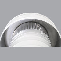 Attic Vent 5" dia with Curb Mount Sub - Base - Keepa Vent | 5" Diameter | Curb Mount Base | 19 Sq. In. NFA - Active Ventilation Products