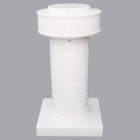 Attic Vent 5" dia with Curb Mount Sub - Base - Keepa Vent | 5" Diameter | Curb Mount Base | 19 Sq. In. NFA - Active Ventilation Products