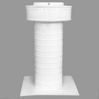Flat Roof Attic Vent - Keepa Vent | 5" Diameter | Flat Flange | 19 Sq. In. NFA - Active Ventilation Products