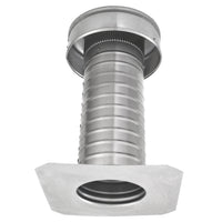 Flat Roof Attic Vent - Keepa Vent | 5" Diameter | Flat Flange | 19 Sq. In. NFA - Active Ventilation Products
