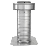 Flat Roof Attic Vent - Keepa Vent | 5" Diameter | Flat Flange | 19 Sq. In. NFA - Active Ventilation Products
