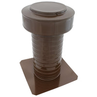 Flat Roof Attic Vent - Keepa Vent | 6" Diameter | Flat Flange | 28 Sq. In. NFA - Active Ventilation Products