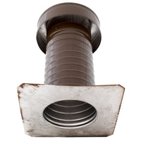 Flat Roof Attic Vent - Keepa Vent | 6" Diameter | Flat Flange | 28 Sq. In. NFA - Active Ventilation Products