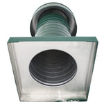 Attic Vent 6" dia with Curb Mount Sub - Base - Keepa Vent | 6" Diameter | Curb Mount Base | 28 Sq. In. NFA - Active Ventilation Products