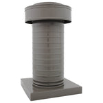 Attic Vent 6" dia with Curb Mount Sub - Base - Keepa Vent | 6" Diameter | Curb Mount Base | 28 Sq. In. NFA - Active Ventilation Products