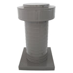 Attic Vent 6" dia with Curb Mount Sub - Base - Keepa Vent | 6" Diameter | Curb Mount Base | 28 Sq. In. NFA - Active Ventilation Products