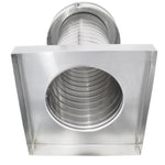 Attic Vent 6" dia with Curb Mount Sub - Base - Keepa Vent | 6" Diameter | Curb Mount Base | 28 Sq. In. NFA - Active Ventilation Products