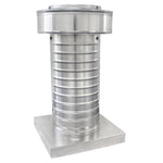 Attic Vent 6" dia with Curb Mount Sub - Base - Keepa Vent | 6" Diameter | Curb Mount Base | 28 Sq. In. NFA - Active Ventilation Products