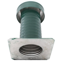 Flat Roof Attic Vent - Keepa Vent | 6" Diameter | Flat Flange | 28 Sq. In. NFA - Active Ventilation Products